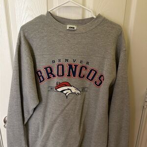 Denver Broncos Gray Sweatshirt